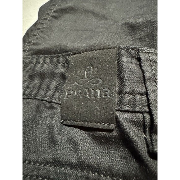 PrAna Black Slim Fit Straight Leg Pants Size 32x32 Hiking Outdoors Jeans - Picture 6 of 10